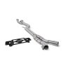 70285 single mid pipe gpf delete scorpion pro bmw m2 g87 stribrna