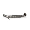 Downpipe se sport-catem Scorpion pro Ford Focus MK3 RS bez GPF stříbrná