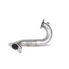 De-cat turbo downpipe Scorpion pro Renault Clio MK4 RS 200 EDC stříbrná