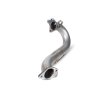 De-cat turbo downpipe Scorpion pro Renault Clio MK4 RS 200 EDC stříbrná