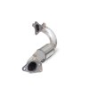 Downpipe se sport-catem Scorpion pro Renault Clio MK4 RS 200 EDC stříbrná