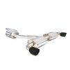 72565 resonated cat back vyfuk scorpion pro volkswagen scirocco r daytona cerna