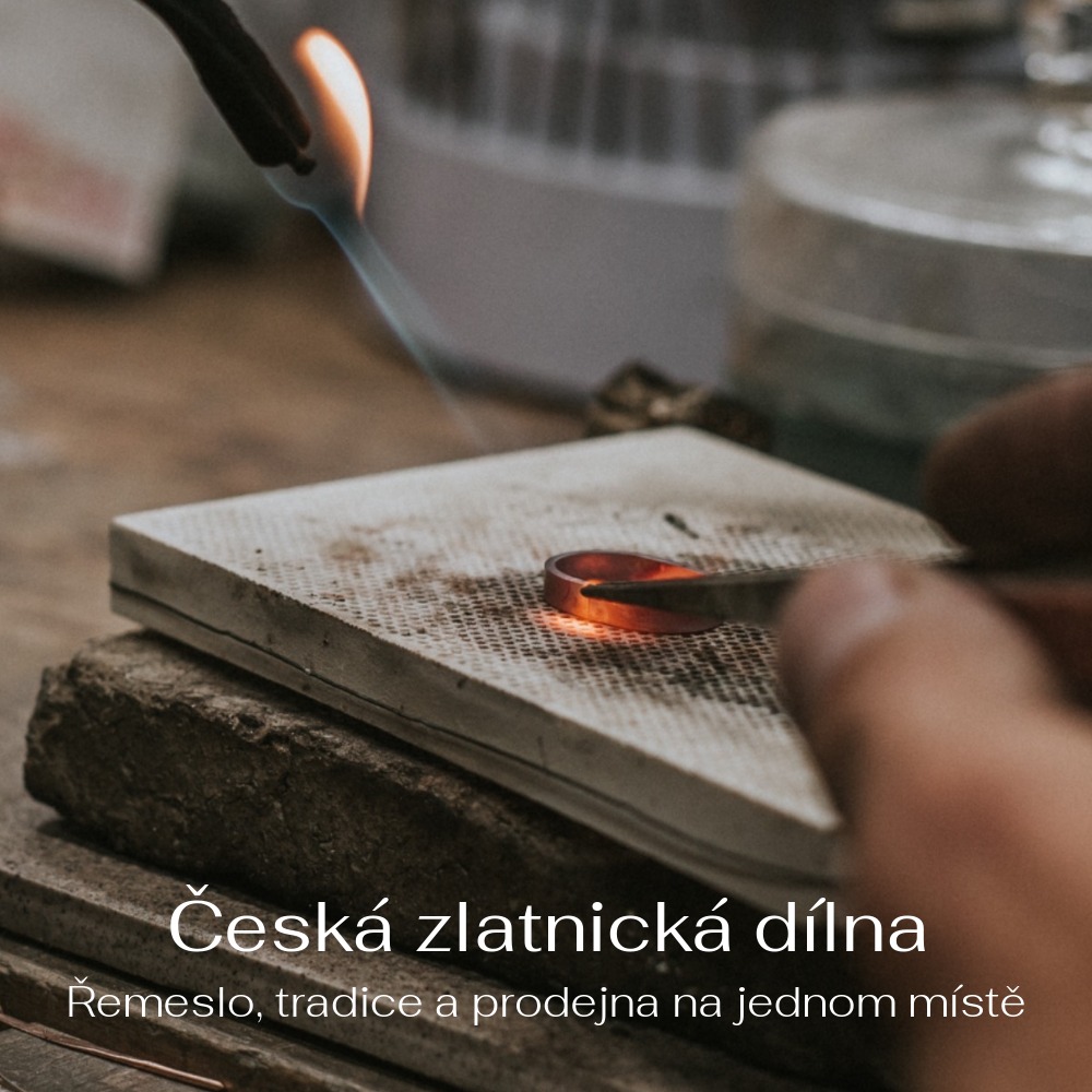 Česká zlatnická dílna - řemeslo, tradice a prodejna na jednom místě, detail výroby prstenu