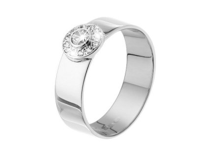 Zlatý prsten s přírodními diamanty