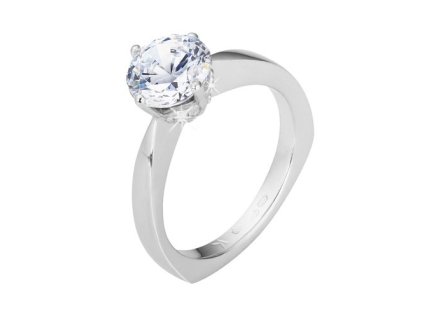 Zlatý prsten solitér s přírodními diamanty