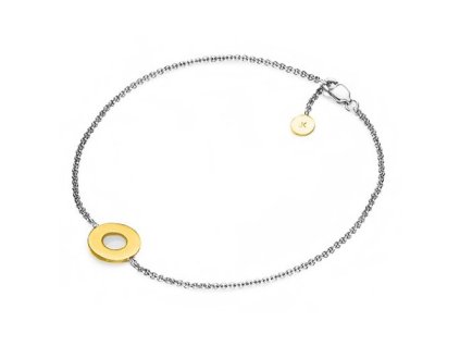 Zlatý řetízkový náramek