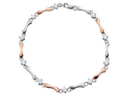 Zlatý náramek s přírodními diamanty