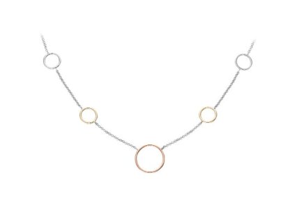 Zlatý náhrdelník kroužky