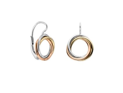 Zlaté náušnice tricolora