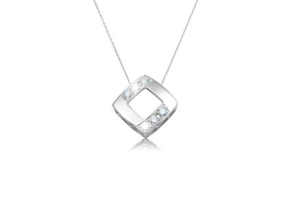 Zlatý přívěsek s přírodními diamanty