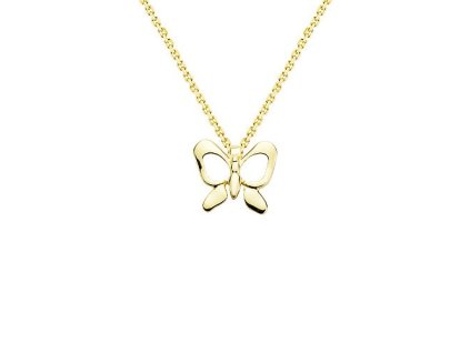 Zlatý přívěsek motýlek