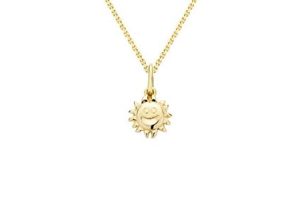 Zlatý přívěsek sluníčko