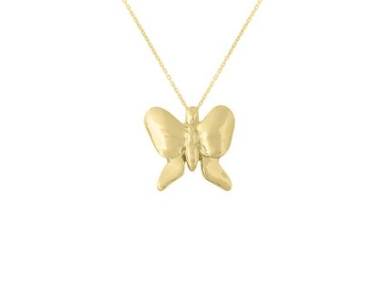 Zlatý přívěsek motýlek