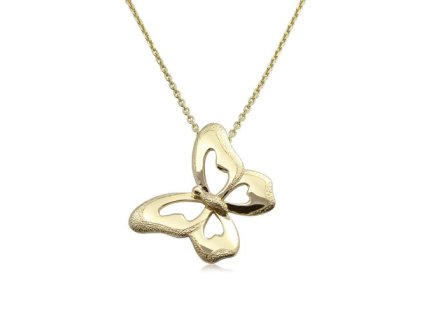 Zlatý přívěsek motýl