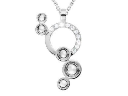 Zlatý přívěsek s přírodními diamanty