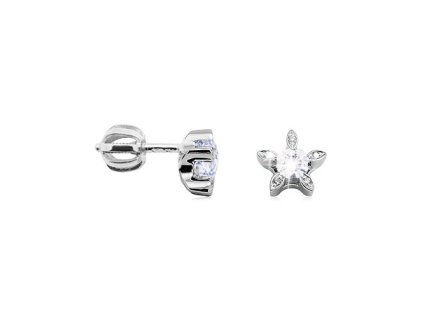 Zlaté náušnice s přírodními diamanty