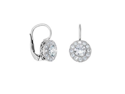 Zlaté náušnice s přírodními diamanty