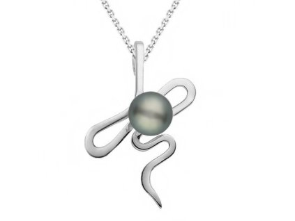 Zlatý přívěsek s přírodní tahitskou perlou