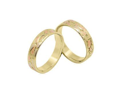 Zlaté snubní prsteny Terra