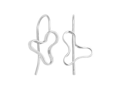 Zlaté náušnice vlnka