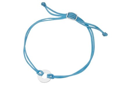 Náramek se zlatým kroužkem