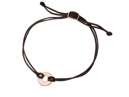 Náramek se zlatým kroužkem