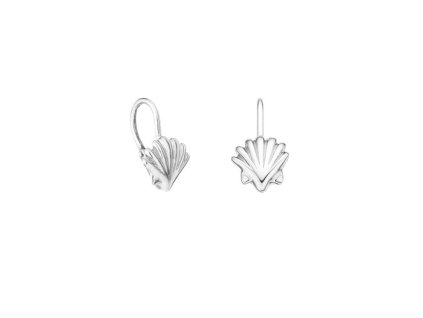 Zlaté dětské náušnice lastura