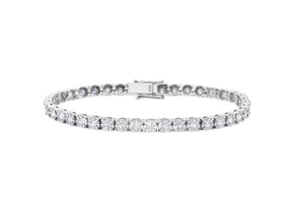 Zlatý náramek s přírodními diamanty
