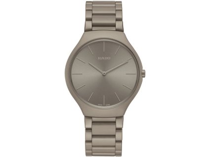 Rado True Thinline Les Couleurs™ Grey Brown Natural Umber
