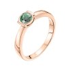 Zlatý prsten s přírodním smaragdem