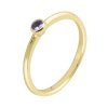 Zlatý prsten s přírodním tanzanitem