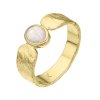 Zlatý prsten s přírodním opálem