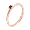 Zlatý prsten s přírodním rubínem