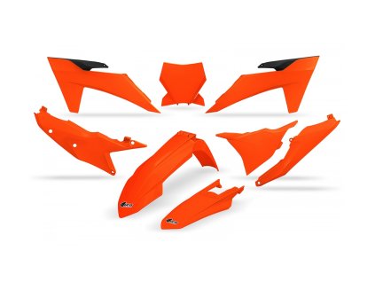 sada plastů pasuje na KTM SX/F 2023 fluo oranž-bez chráničů vidlic