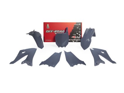 sada plastů 5 dílů pasuje na YZ125/250 22/25 šedá