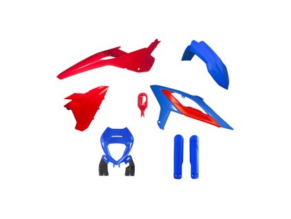 sada plastů 7 dílů Factory pro Beta RR 23-24 modrá/červená