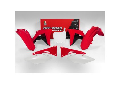 sada plastů 6 dílů pasuje na CRF 250 18-21 450 17-20 červená/bílá