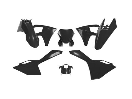 sada plastů 6 dílů pasuje na GAS GAS MC/MC-F 2024- černá