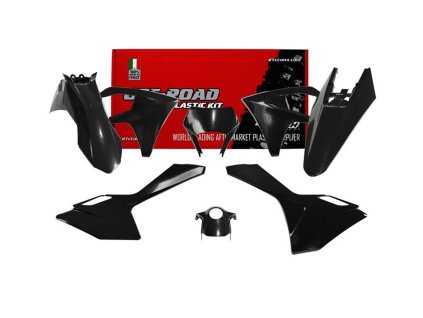 sada plastů 6 dílů pasuje na GAS GAS EC/ECF 2024- černá