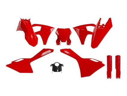 sada plastů 7 dílů pasuje na GAS GAS MC/MC-F 2024- červená