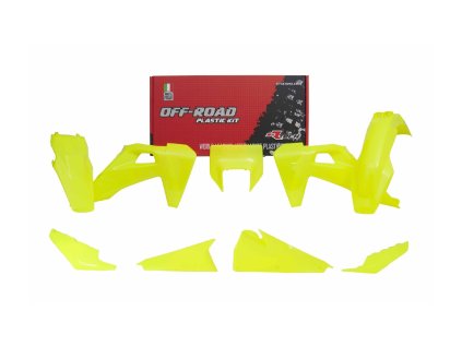 sada plastů 6 dílů HQ FE/TE 20/23 fluo žlutá