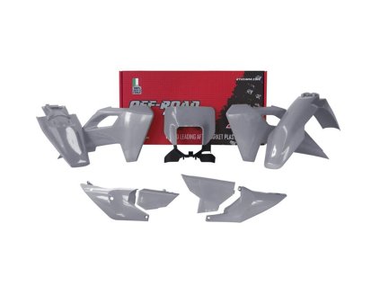 sada plastů 7 dílů pro HUSQVARNA TE 24-25, FE 24-26 šedá