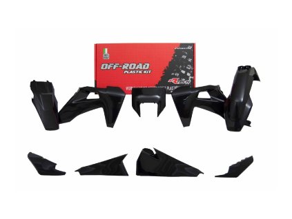 sada plastů 6 dílů pro HUSQVARNA TE 20-22, FE 20-22 černá