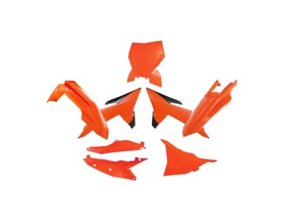 sada plastů 6 dílů pro KTM SX 25-26, SXF 25-26 fluo oranž