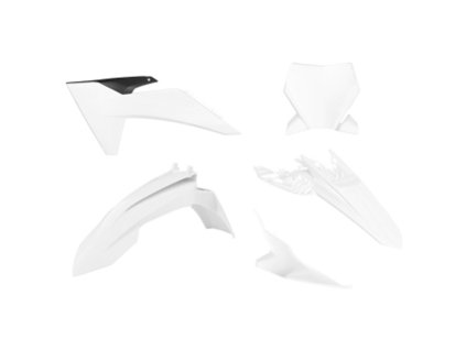 sada plastů 5 dílů pasuje na KTM 65 24- bílá