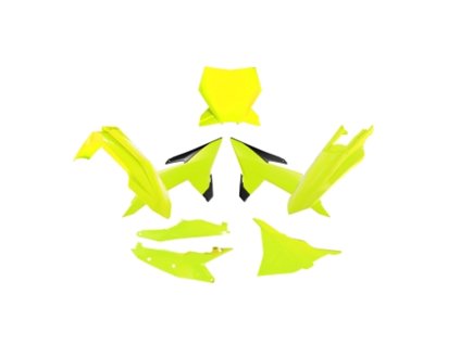 sada plastů 6 dílů pasuje na KTM SX/F 2025 fluoi žlutá