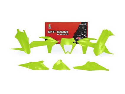 sada plastů 6 dílů pasuje na KTM EXC/F  20- fluo žlutá