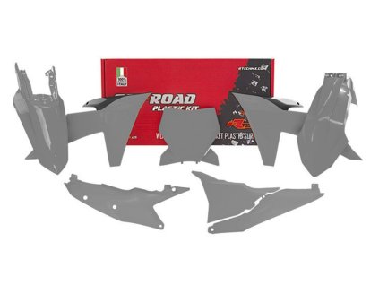 sada plastů 6 dílů pro KTM SX 23-24, SXF 23-24 šedá