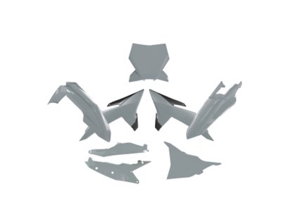 sada plastů 6 dílů pro KTM SX 25-26, SXF 25-26 šedá