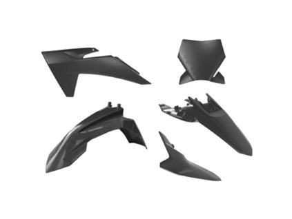 sada plastů 5 dílů pasuje na KTM 65 24- černá